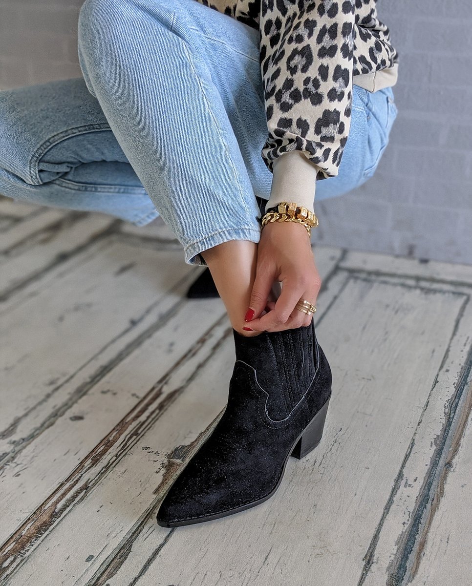 Western Stiefelette Rory – black SALE