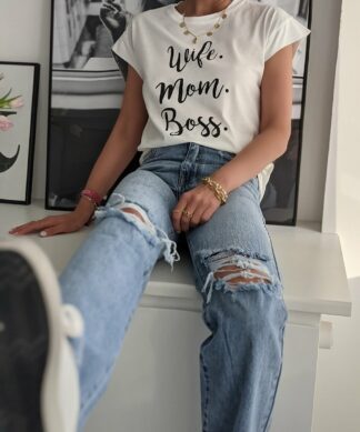Shirt WIFE MOM BOSS 2.0