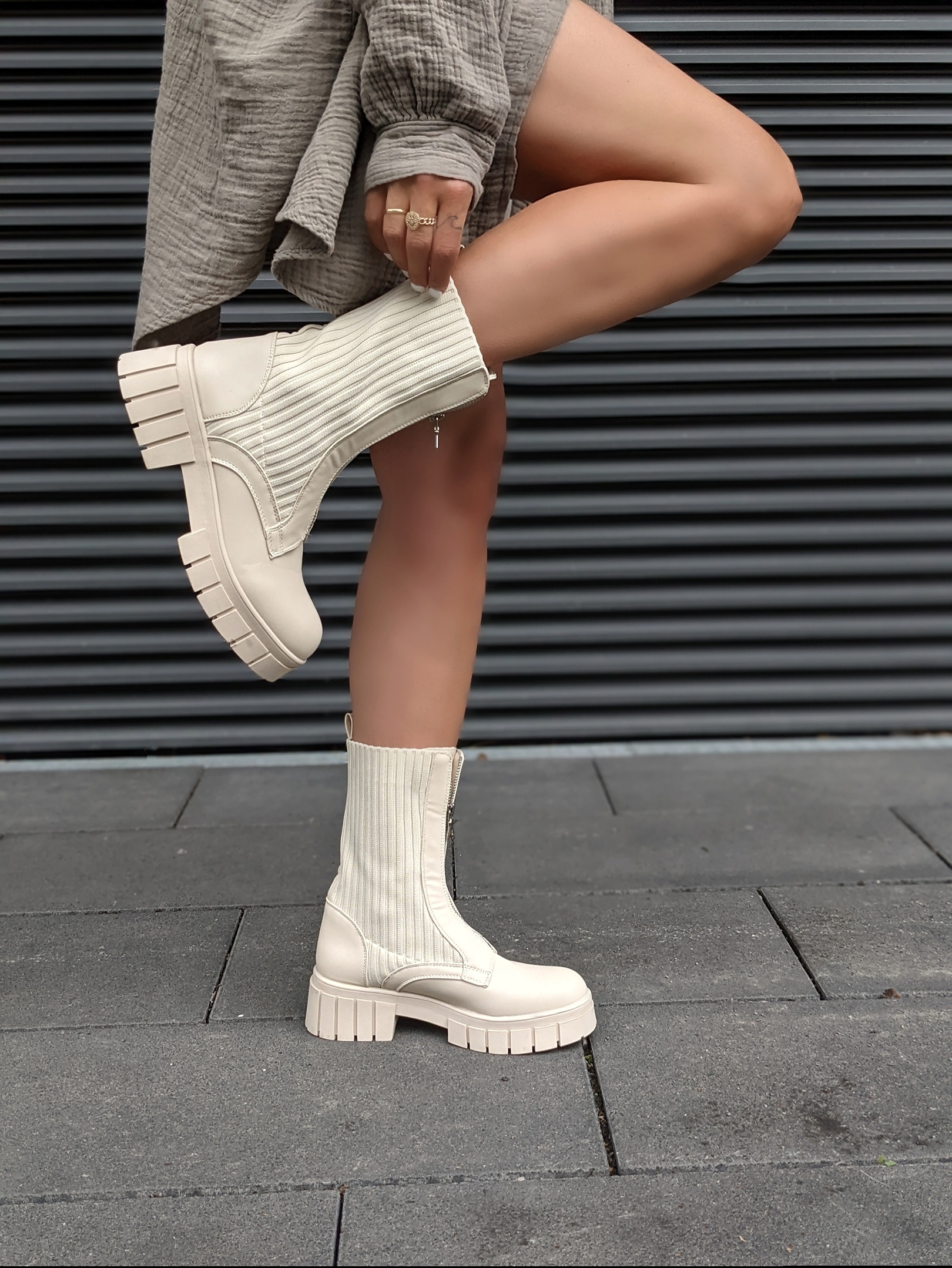 Boots SKYHIGH-beige