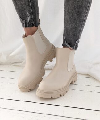 CHELSEABOOT NEW IN TOWN – Beige SALE
