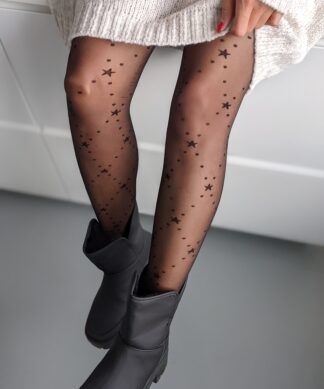 Strumpfhose FALLIN STARS schwarz