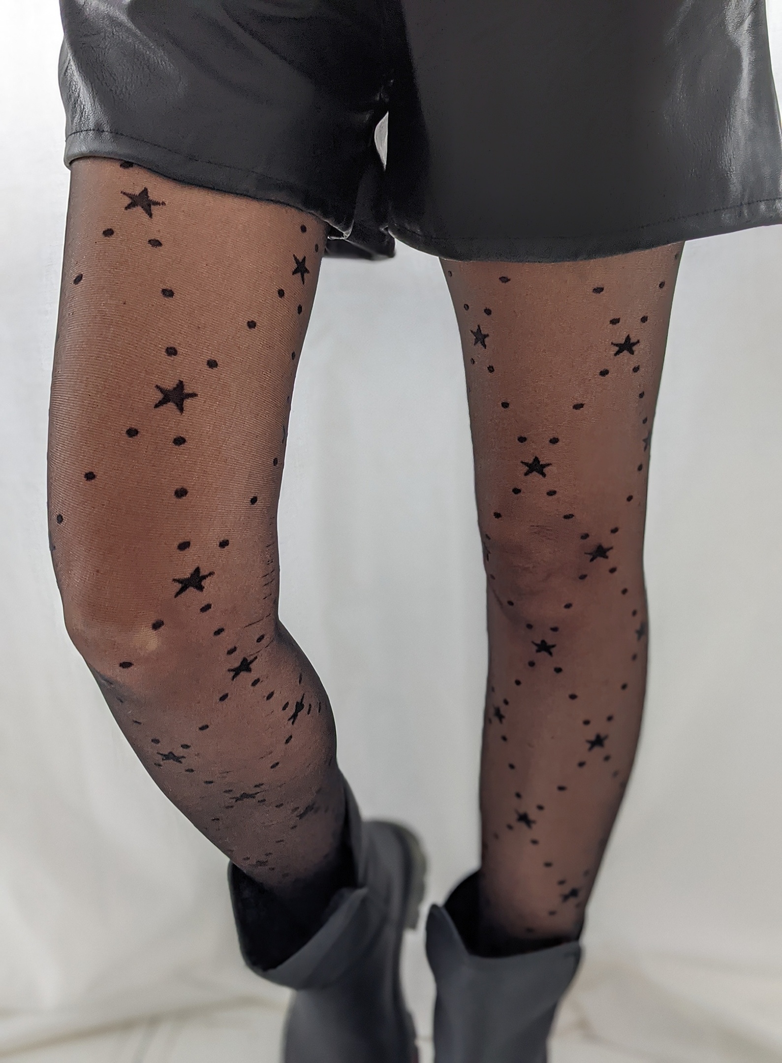 Strumpfhose FALLIN STARS schwarz