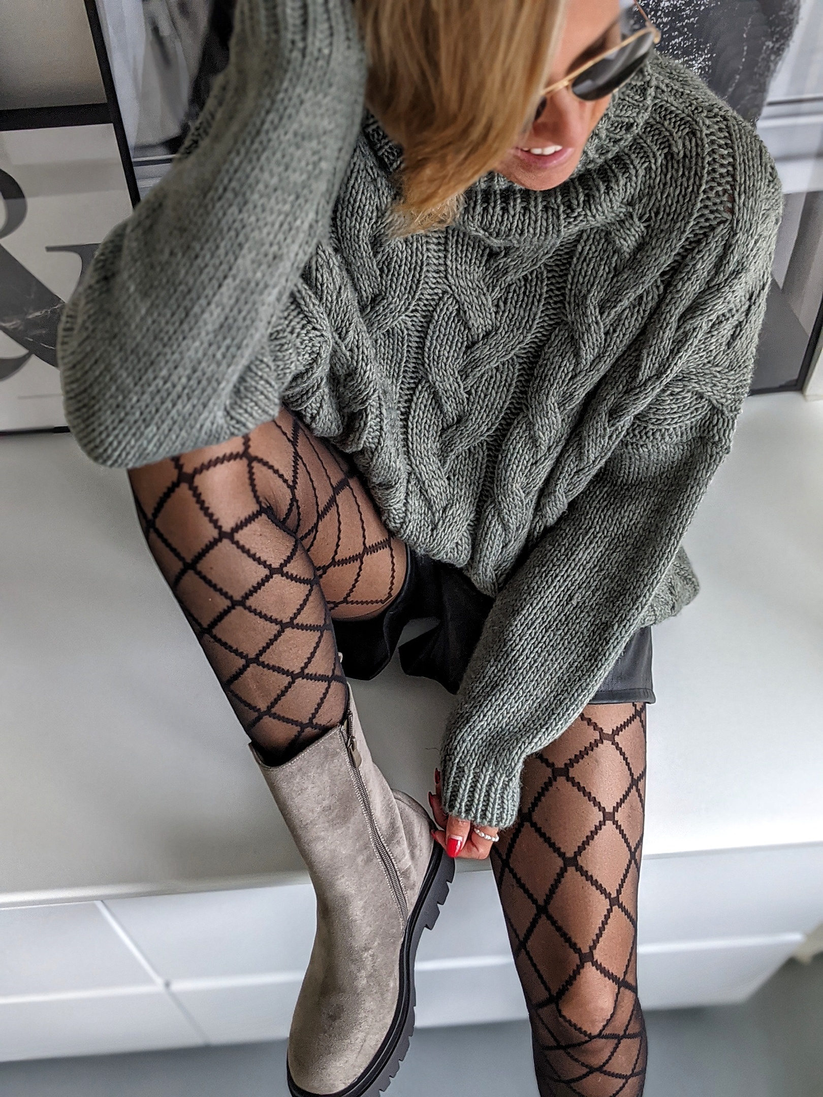 Strumpfhose DIAMOND PATTERN
