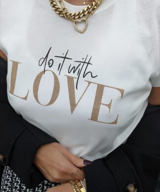Shirt LOVE COUNTS GOLD