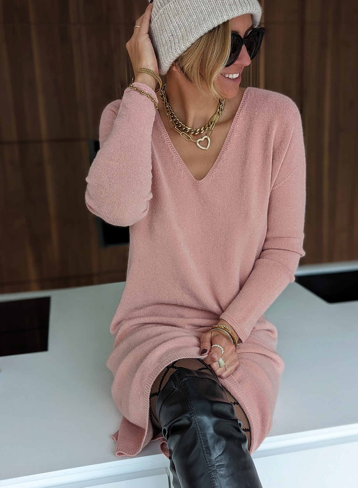 Knitdress LOVING LIFE – versch. Farben