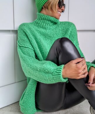 Strickpullover mit STEHKRAGEN FRESH UP 2.0 – versch. Farben