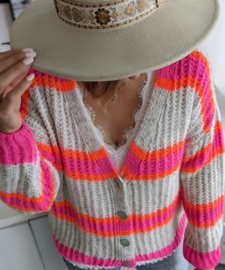 Strickcardigan NEON LINES  2.0