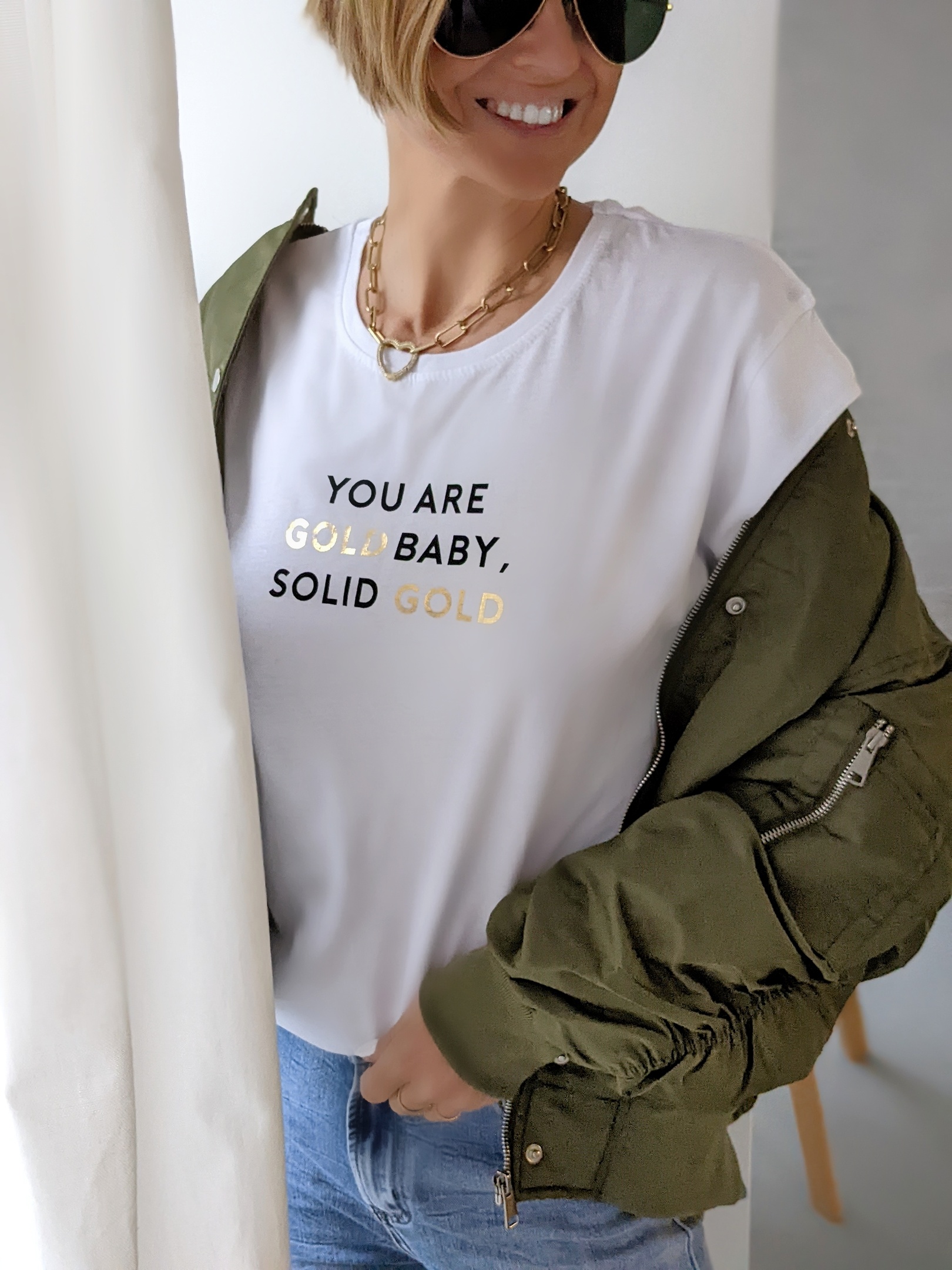 Coole BOMBERJACKE – On Chill tonight – KHAKI