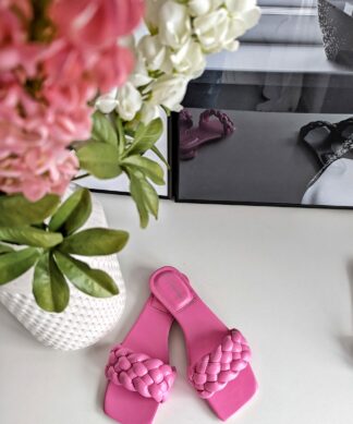 Pantolette SIMPLY BRAIDED – pink SALE