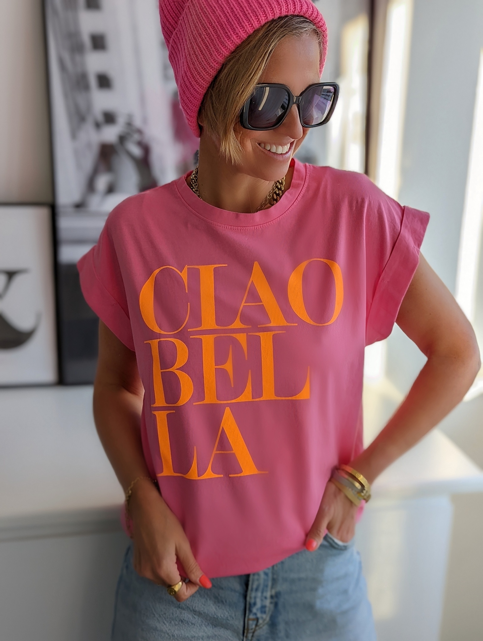 Shirt CIAO BELLA – VERSCH. FARBEN SALE