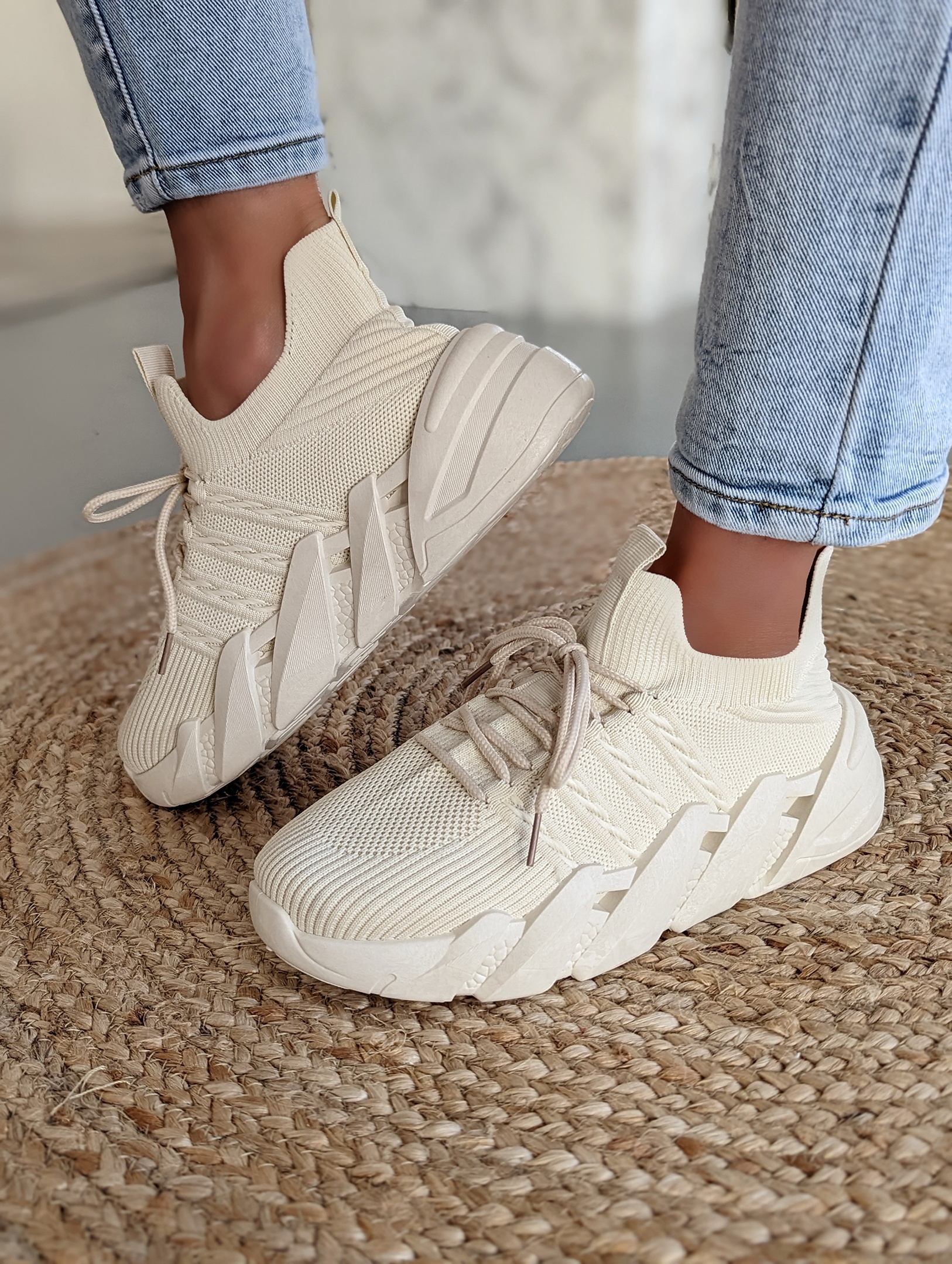 Sock Sneaker – beige SALE
