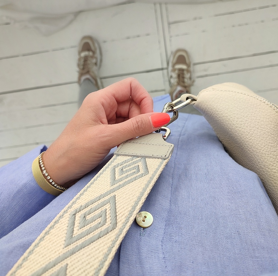 Bagstrap LABYRINTH SILBER – versch. Farben