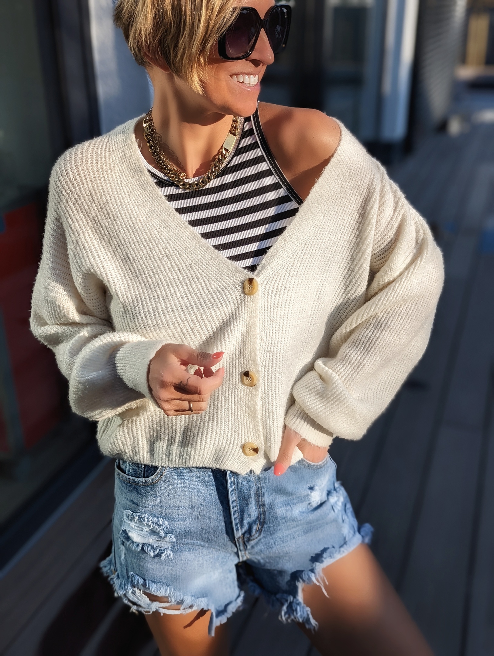 Jeansshorts SUMMA TIME – blue destroyed