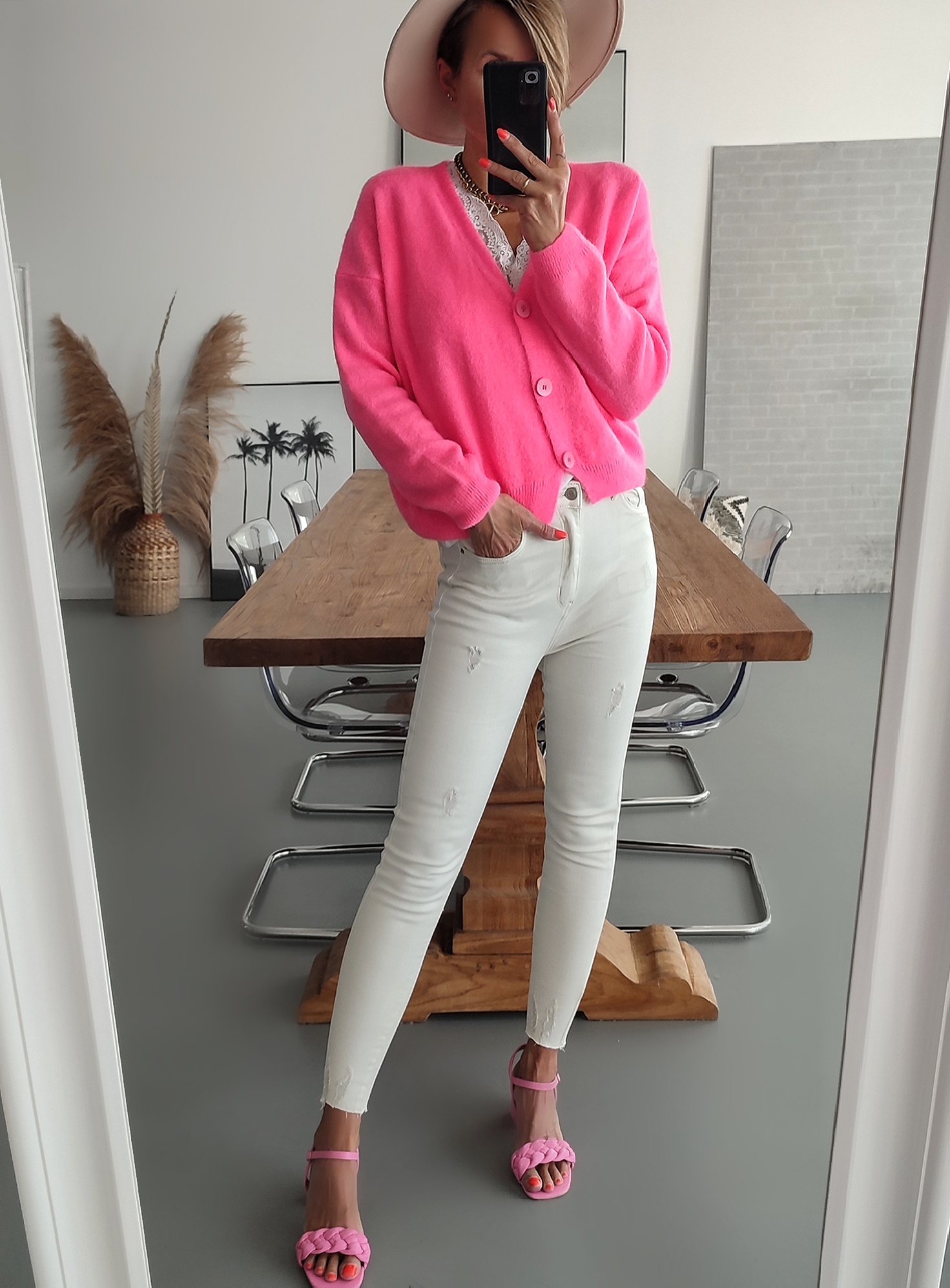Skinny Jeans TIGHT AND HIGH- cremeweiss