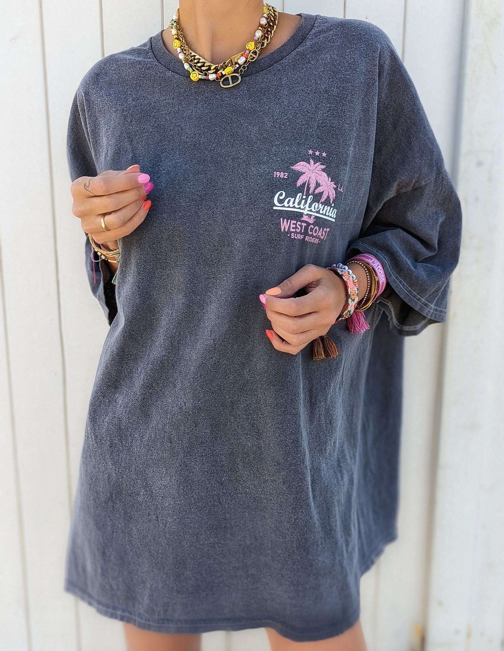 Oversize Shirt – WEST COAST – versch. Farben
