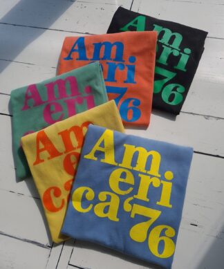 T-Shirt AMERICA`76 – versch. Farben