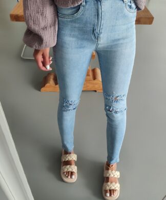 Skinny Jeans JENNA – blue light destroyed