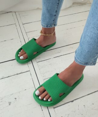 Pantolette SLIP IN – green SALE