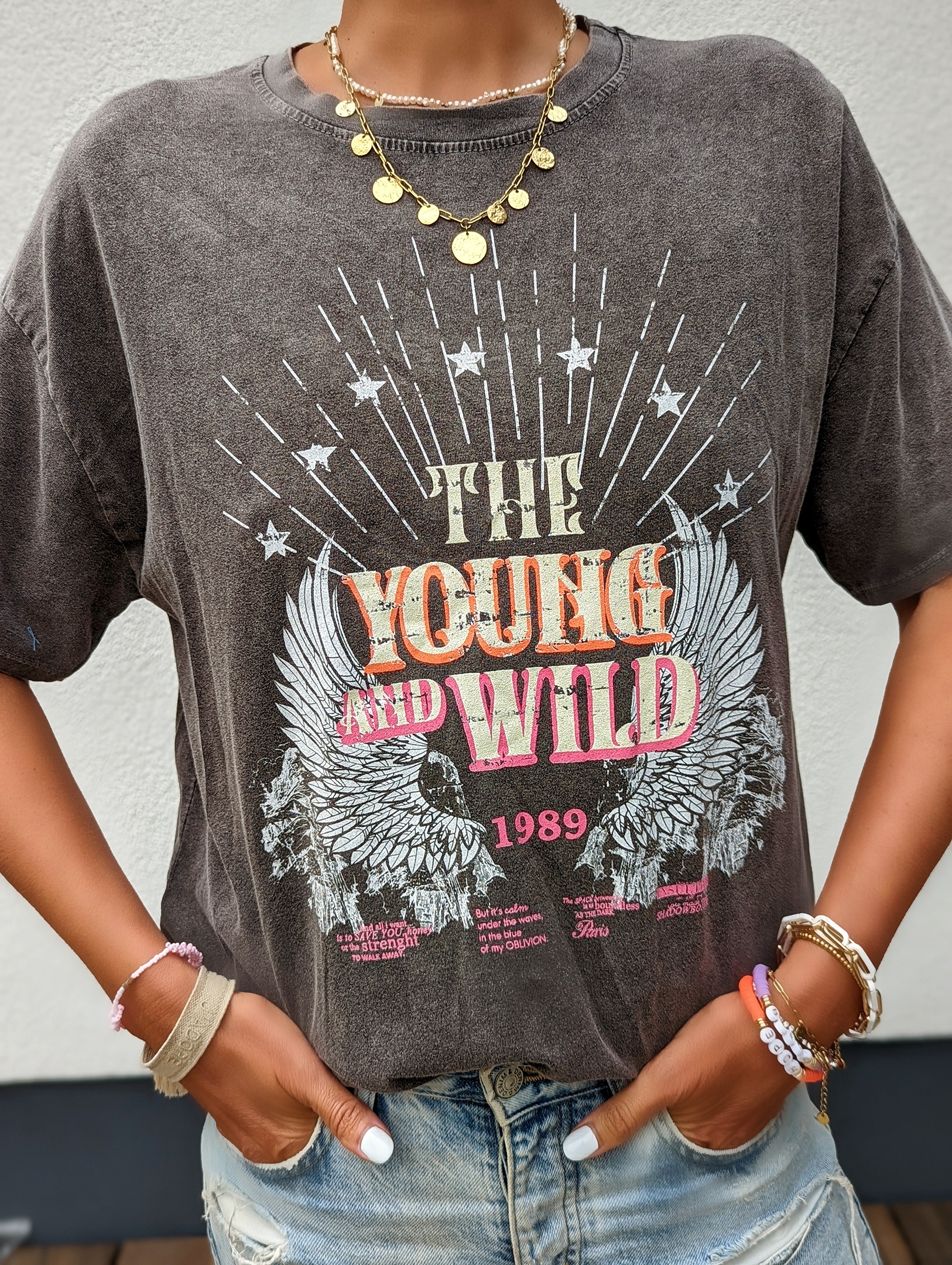 Shirt Young and Wild- verschiedene Farben
