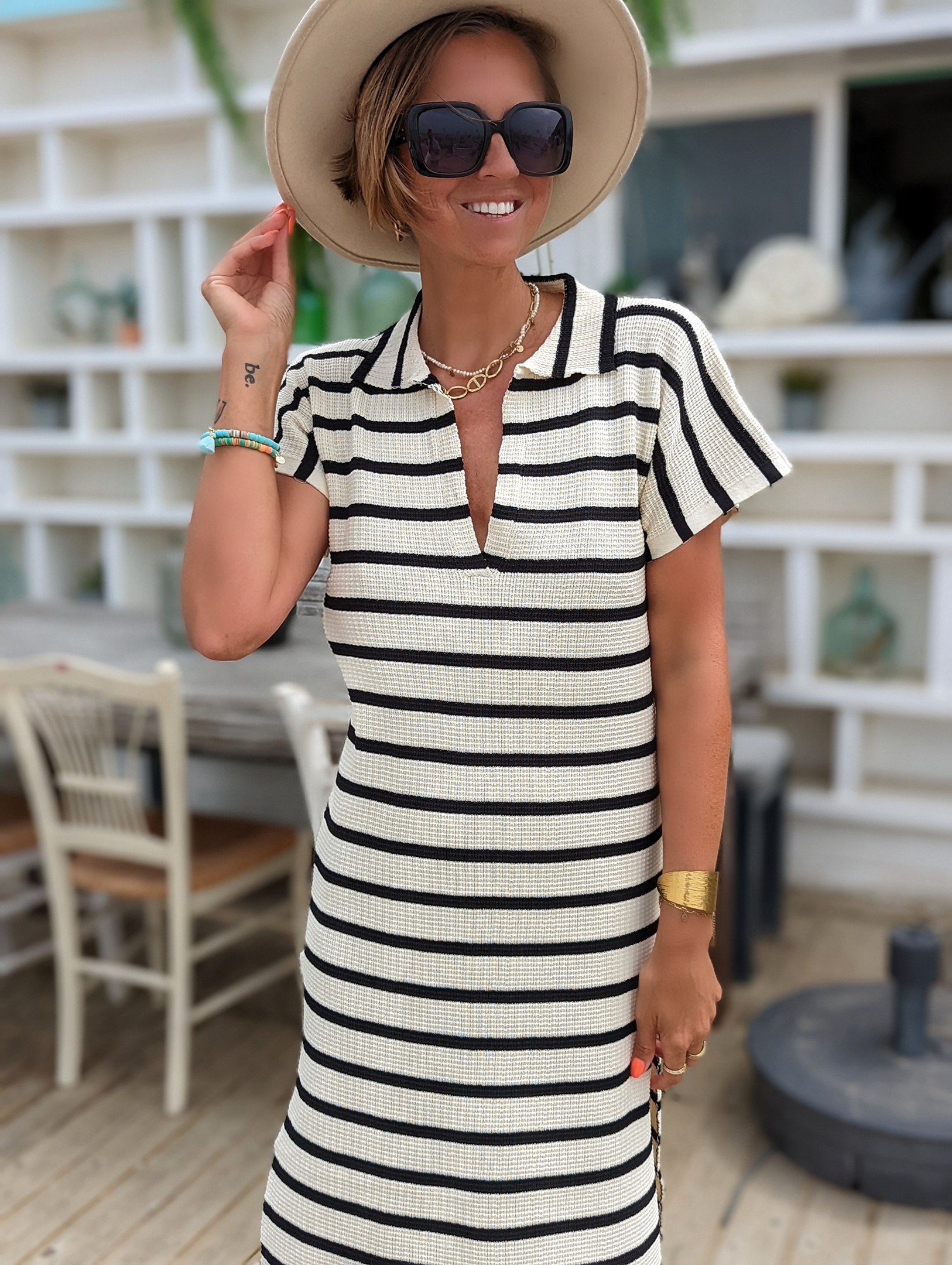 sommerliches Strickkleid SIDELINES 2.0
