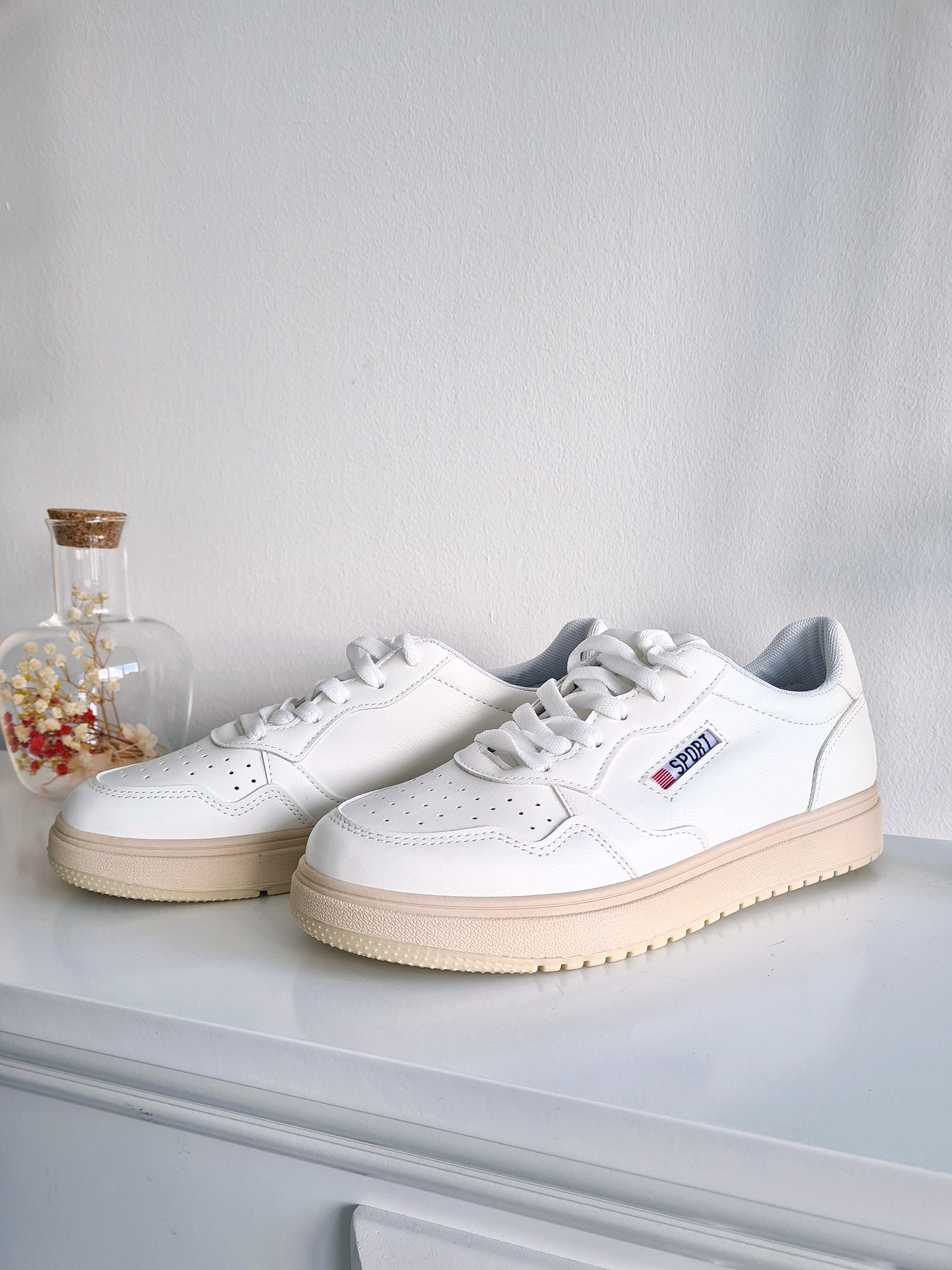 Sneaker SPORTY CASUAL – white SALE