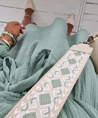 Bagstrap CARAT MATCHA BEIGE – SILBER EDITION