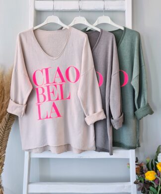 leichter Sweater CIAO BELLA – versch. Farben