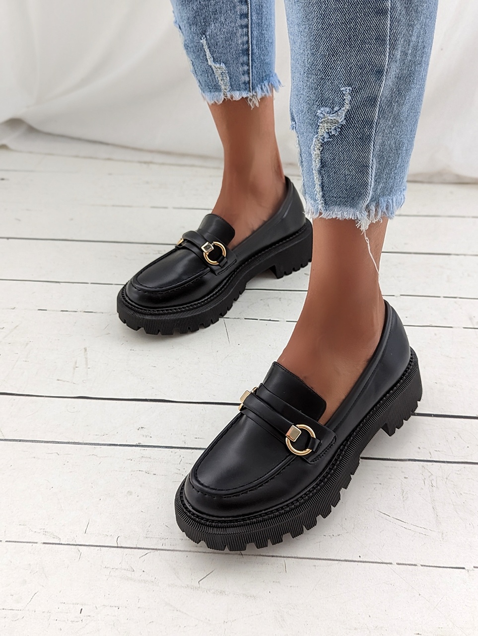 Platform LOAFER MANHATTAN 2.0 – schwarz