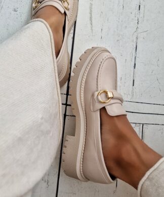 Platform LOAFER – MANHATTAN 2.0 – beige