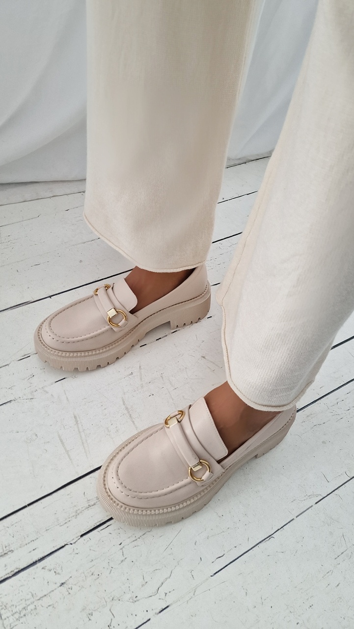 Platform LOAFER – MANHATTAN 2.0 – beige