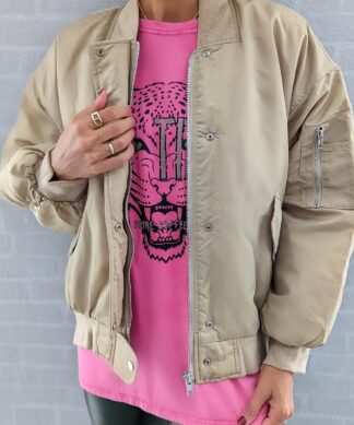 Coole BOMBERJACKE – On Chill tonight – beige