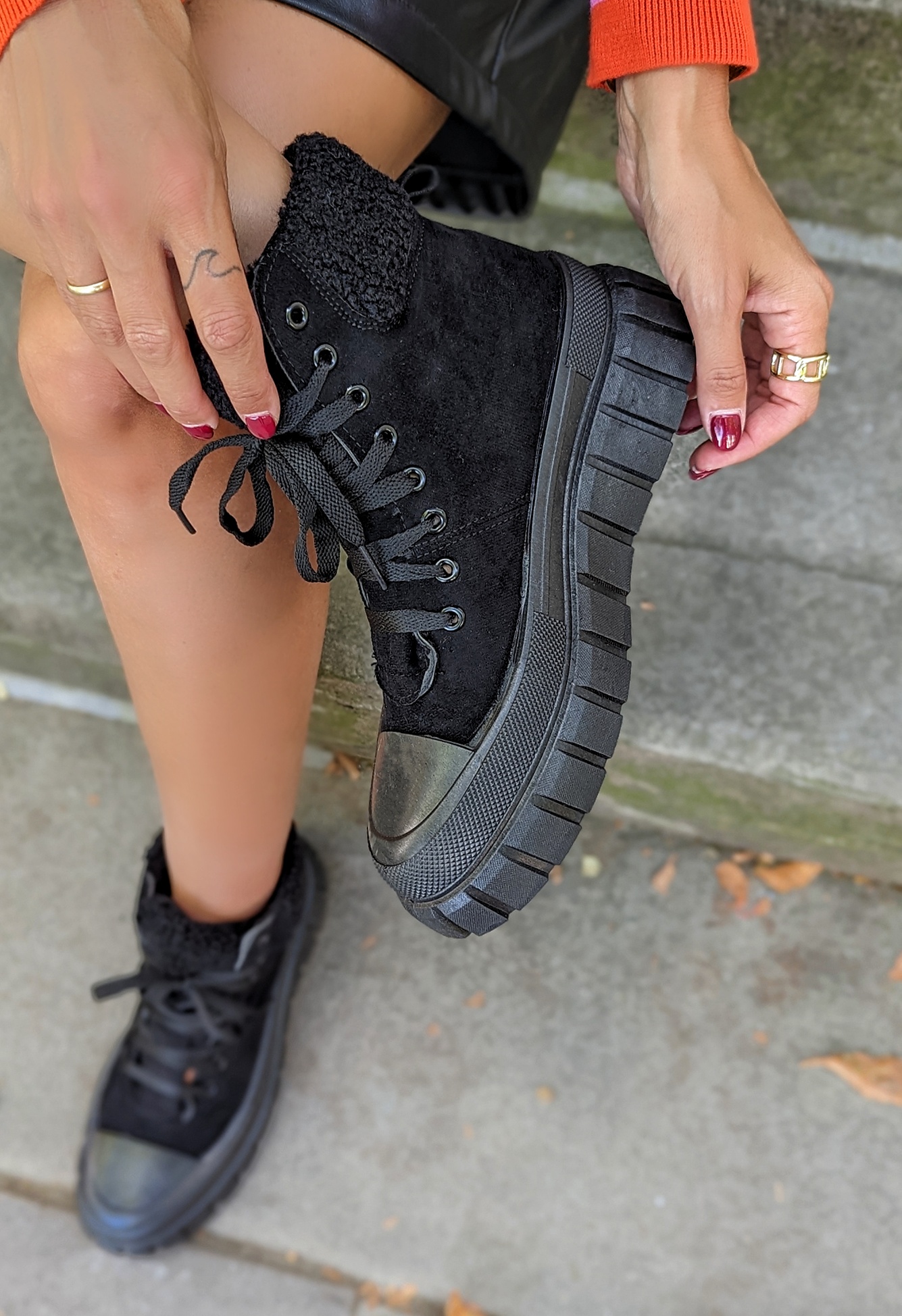 Boots WARM WALK – schwarz SALE