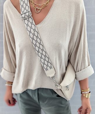 Bagstrap CROSS MY HEART – Silver Edition