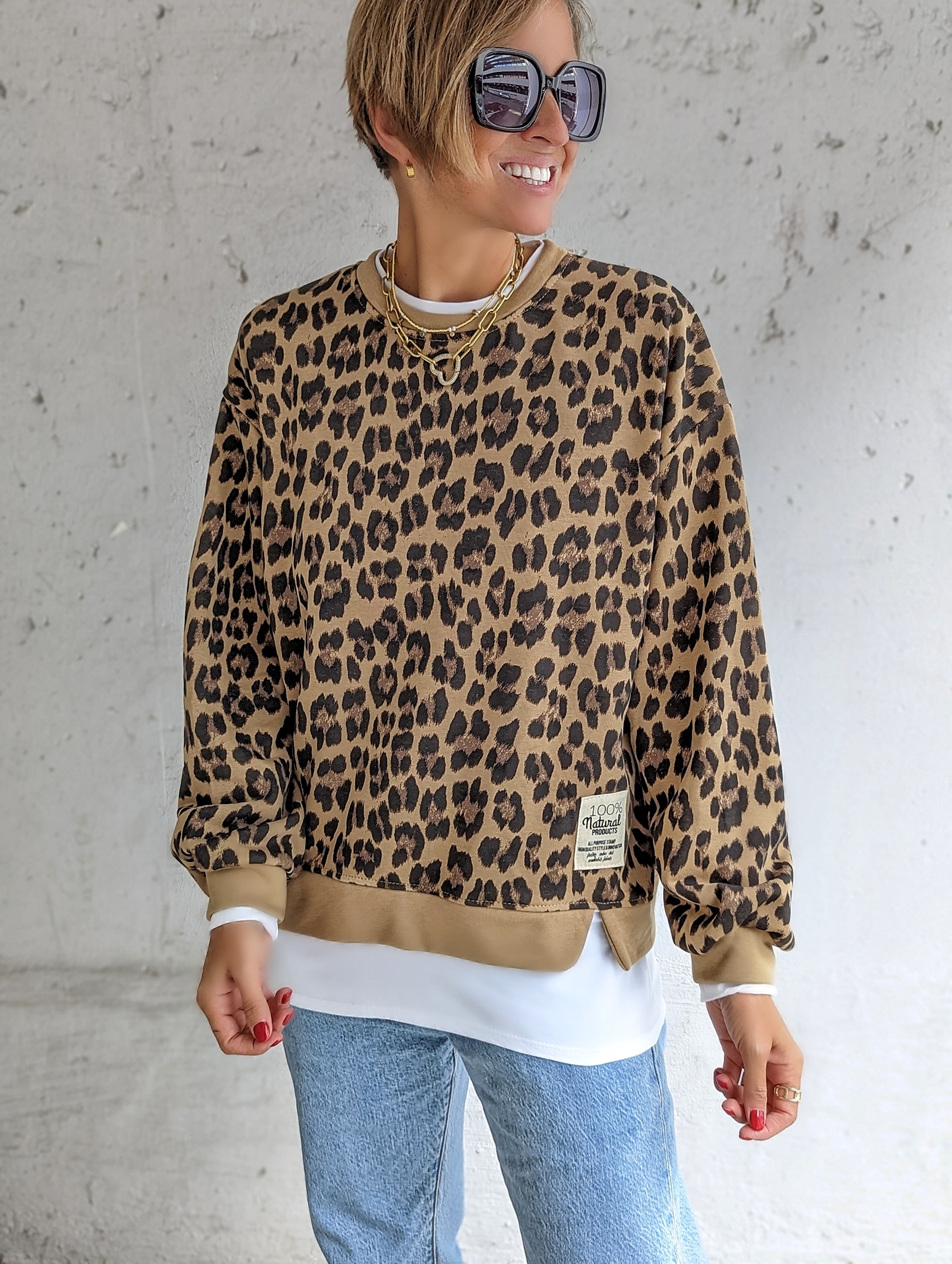 SWEATER LEO TWO IN ONE – versch. Farben