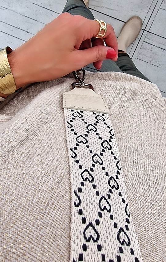 Bagstrap CROSS MY HEART – Silver Edition