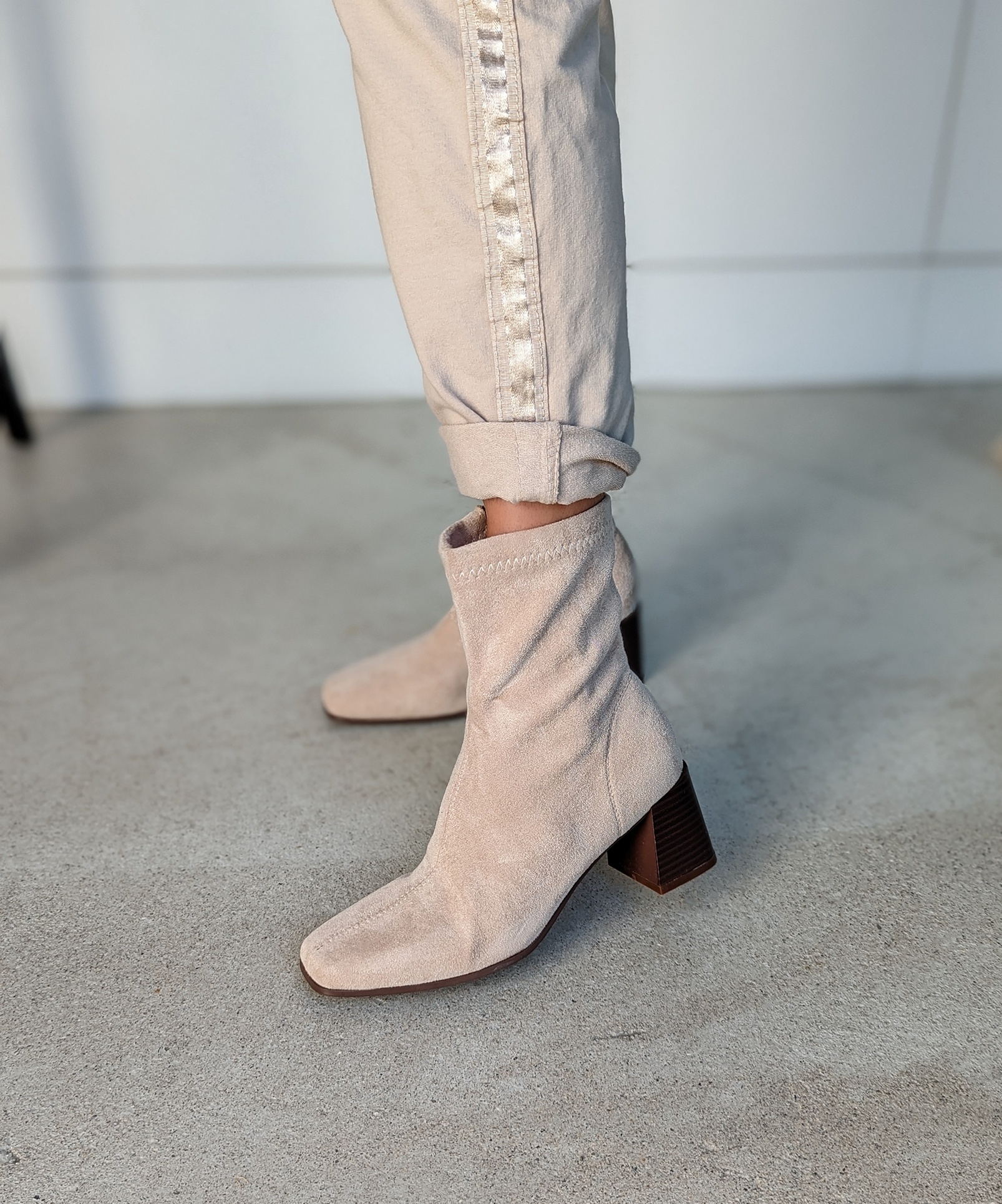 Stiefelette SUEDE STEPS – beige SALE