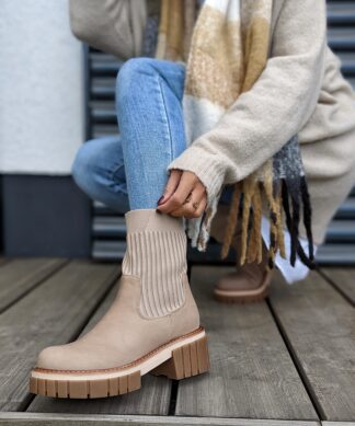 Boots MRS SOCK – beige