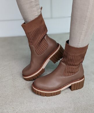 Boots MRS SOCK  – camel SALE