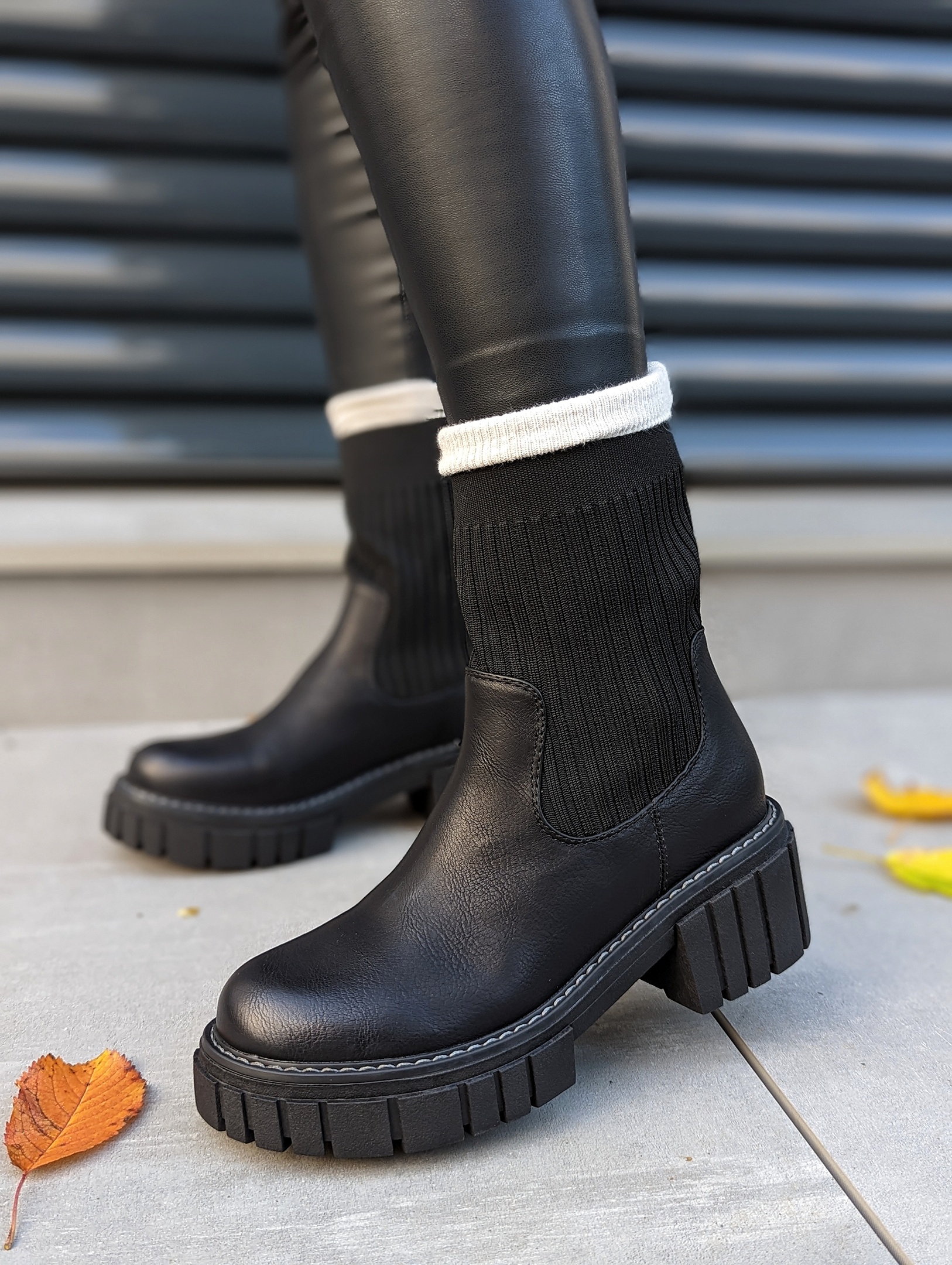 Boots MRS SOCK – schwarz SALE