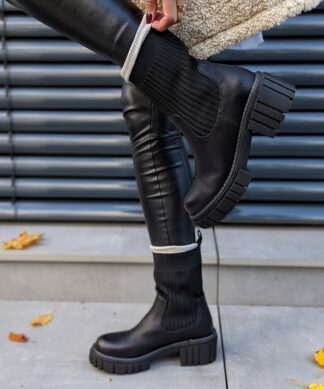 Boots MRS SOCK – schwarz