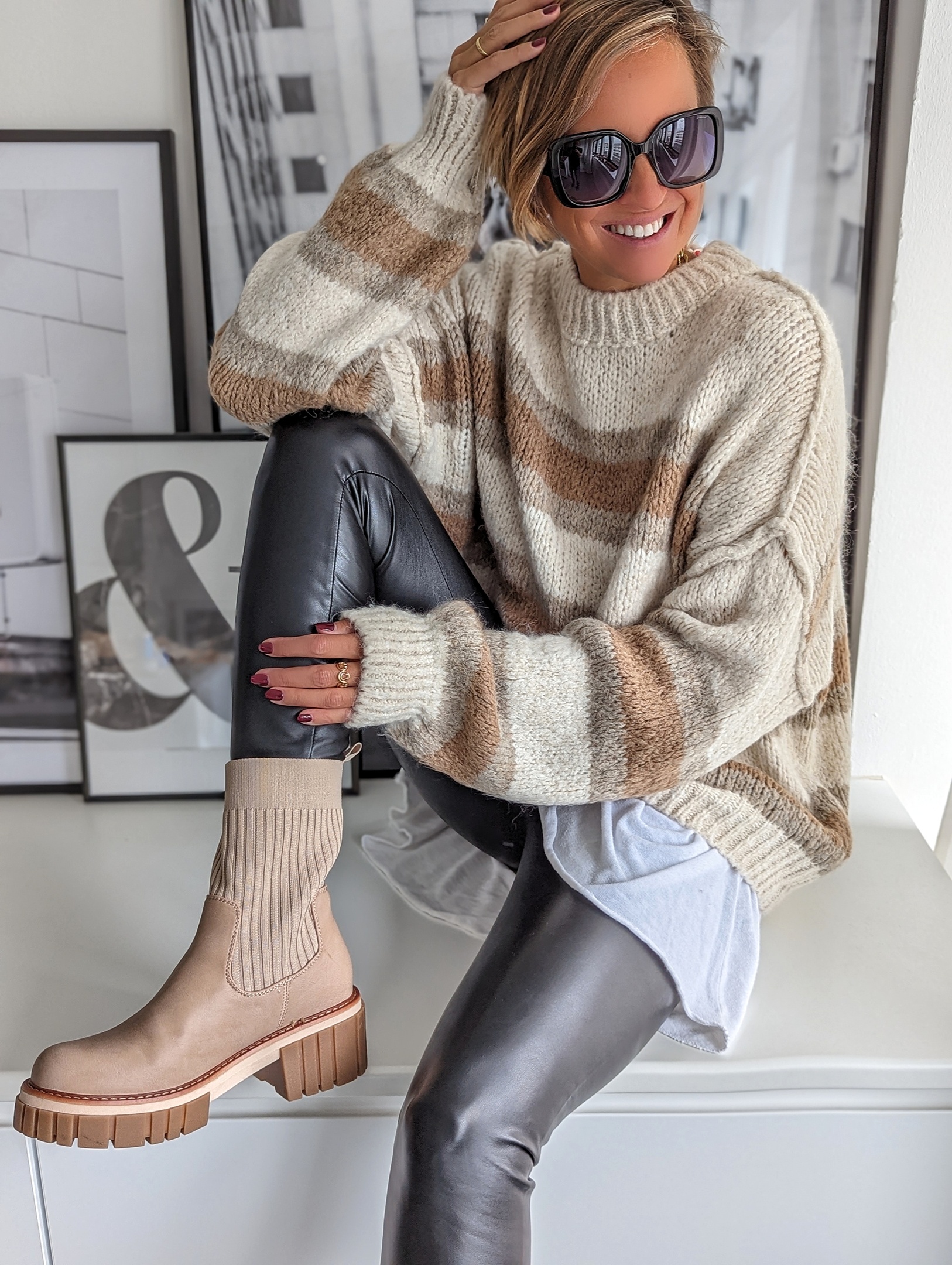 Boots MRS SOCK – beige