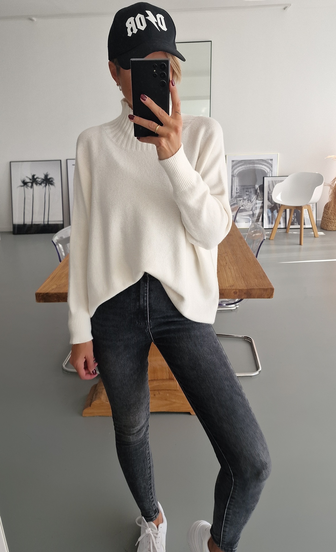 Langarm Pullover Ribbed Collar – versch. Farben SALE