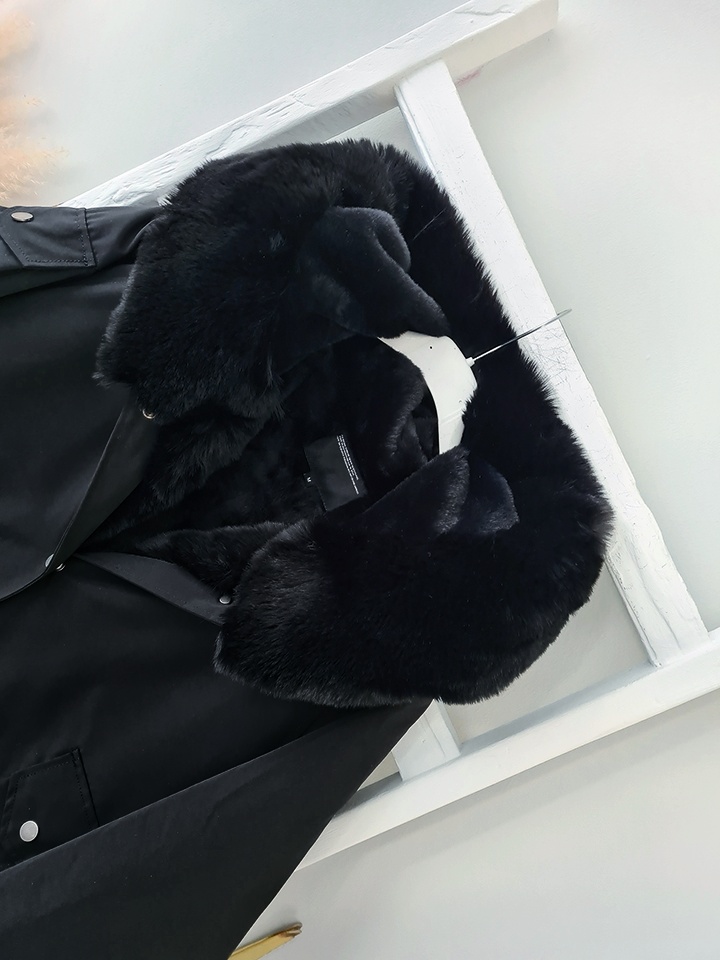 Classic PARKA LIONESS – black – SALE