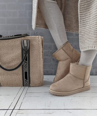 Boots SLIDE IN – beige SALE