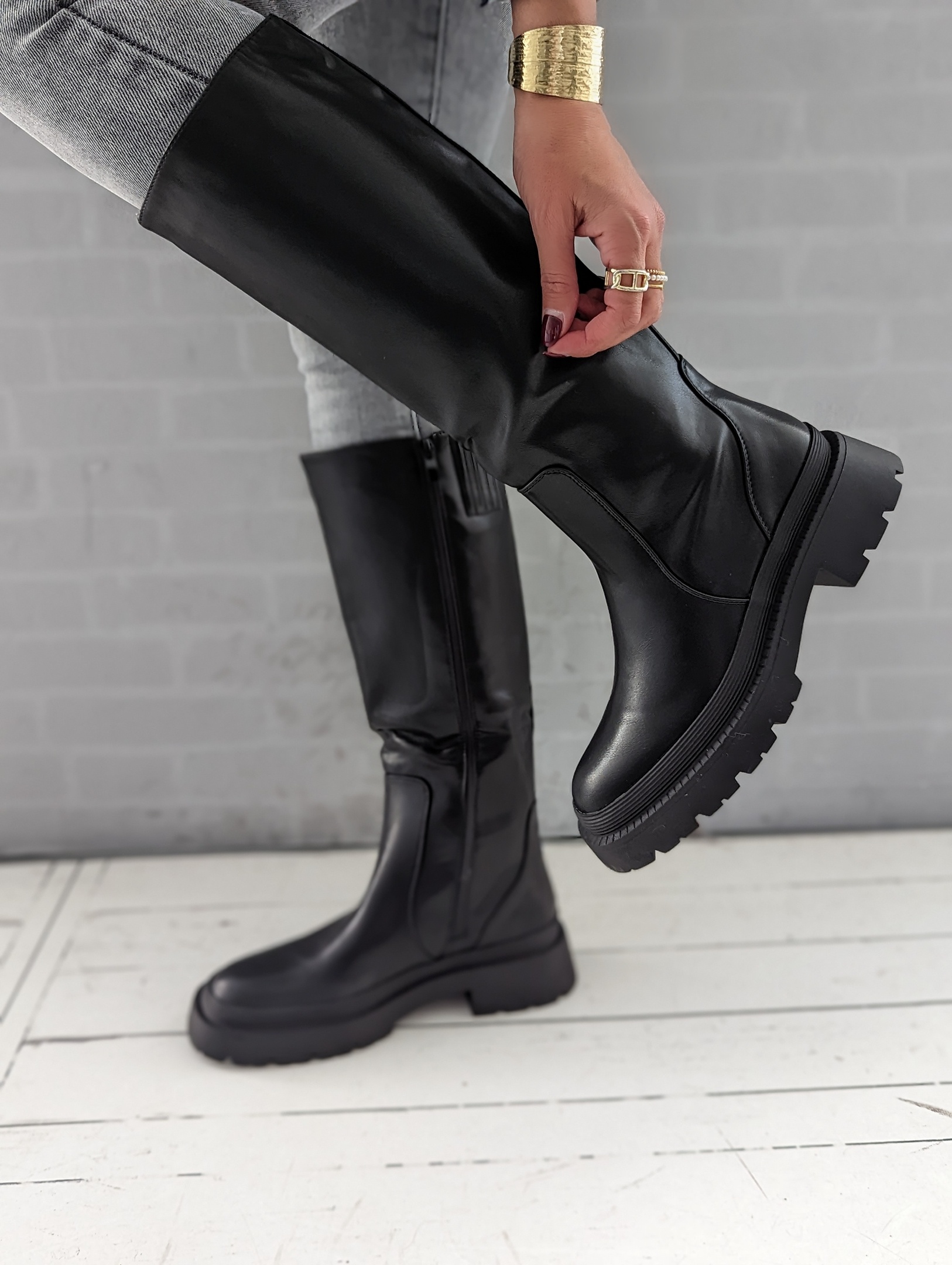 High-Boots – COOL LIKE ME – schwarz