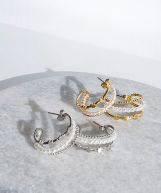Ohrringe PEARLS AND STARS – versch Farben
