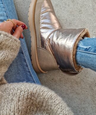 Winter Boots UPPER ROSEVILLE – metallic SALE