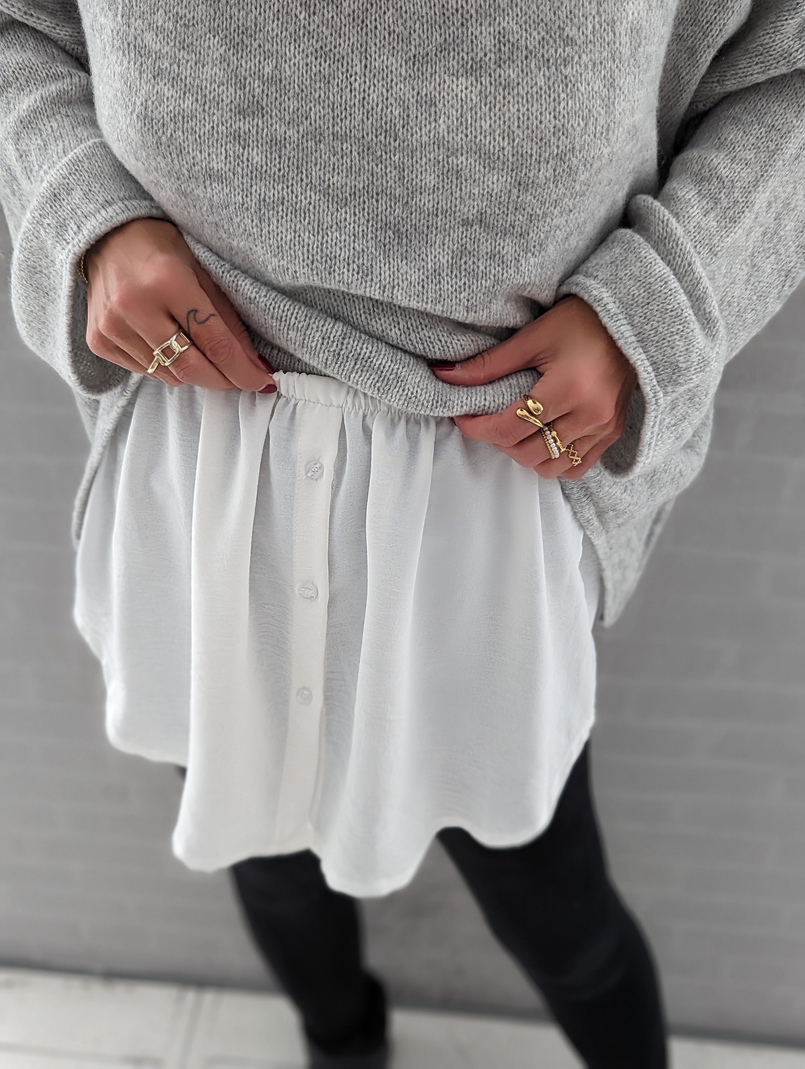 Blusenrock LAYER SKIRT – versch. Farben