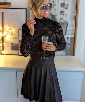 Stoffrock LEAVE A LITTLE SPARKLE – black