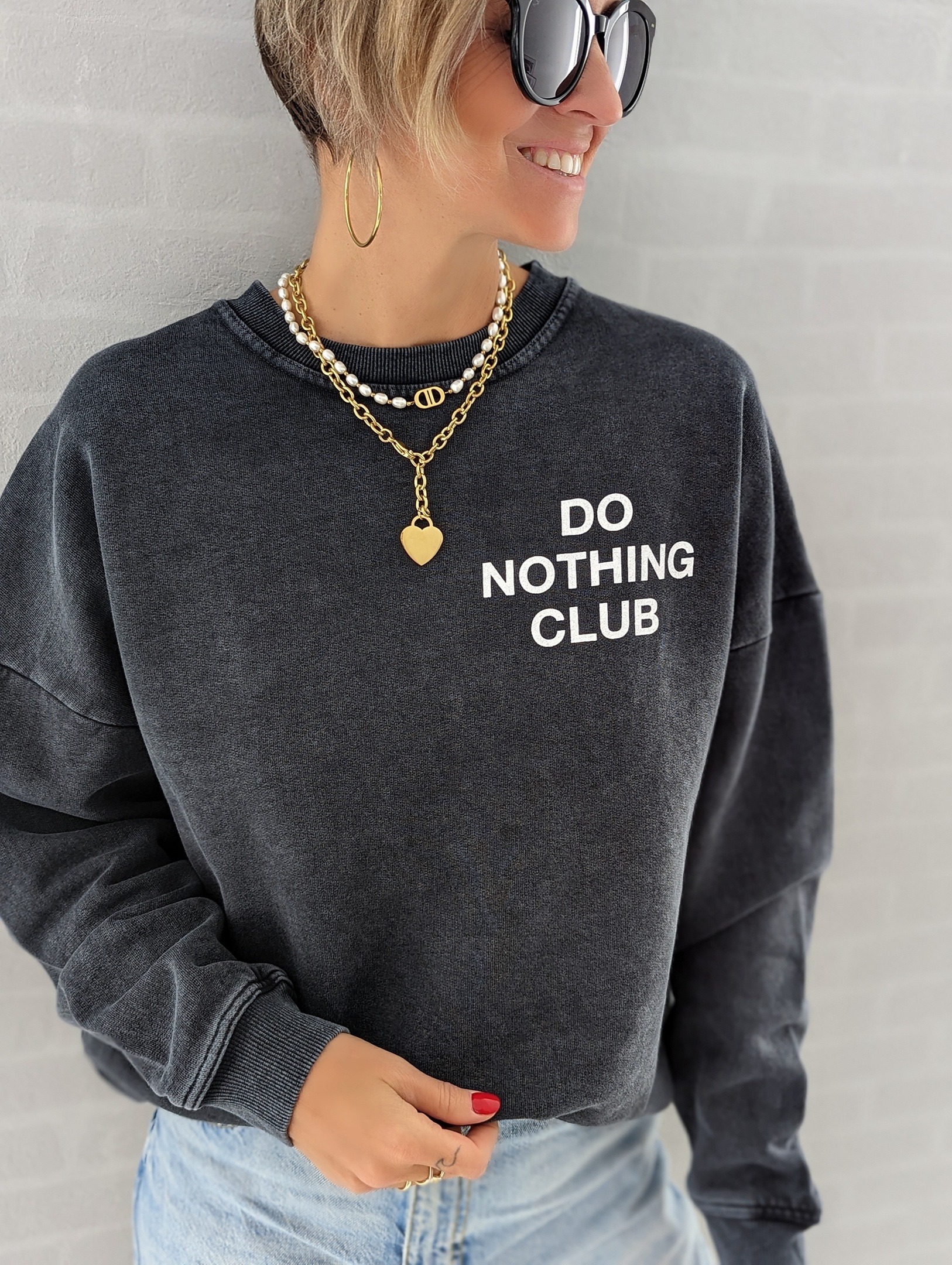 Sweater DO NOTHING CLUB acidwash